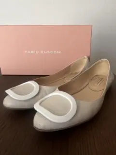 FABIO RUSCONI ホワイト フラットシューズのサムネイル