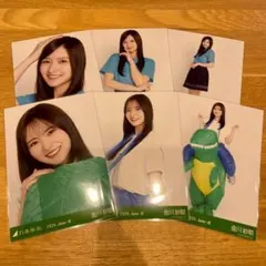 金川紗耶 乃木坂46 Tシャツ 福井ver.コーデ 生写真 6種コンプのサムネイル