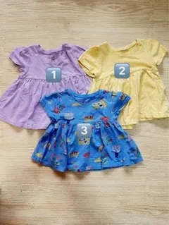 【80サイズ中心】女の子向けTシャツ　まとめて