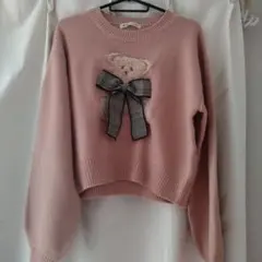 MAJESTIC LEGON ピンクニットセーター