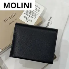 【新品】MOLINI レザー コンパクト財布 黒 モリニ 金子綾 イタリア 2025年最新】Molini 財布の人気アイテム - メルカリ