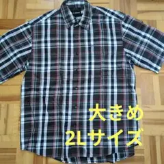 AIRWALK エアーウォークチェック柄 半袖シャツ 2Lサイズ 大きめサイズ