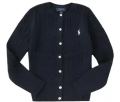 ポロ ラルフローレン キッズ レディース ケーブルニット カーディガン
