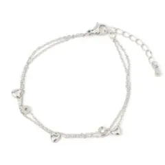 ［2］GLOBAL WORK ステンレス二連プレスレット