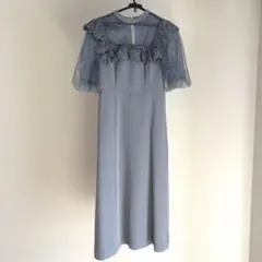 Lily Brown レースフリル ワンピース