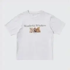 【美品】UNIQLO ユニクロ 猫 キャットフォトグラフ UT L グレー