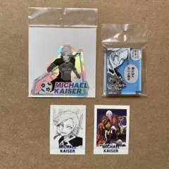ブルーロック展 ミヒャエルカイザー 缶バッチ ホログラム ぱしゃこれ