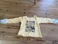 Mojo イエロー 長袖カットソー ヘラジカ柄