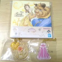 ディズニープリンセス一番くじ　F賞美女と野獣キャンバスボード