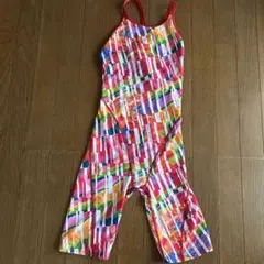 Mizuno スポーツ用水着 カラフルストライプ