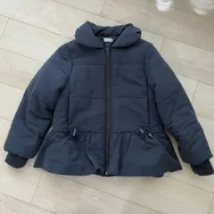 【美品】コート150 ネイビー　branshes