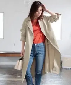 NANO universe　タックスリーブ　トレンチコート