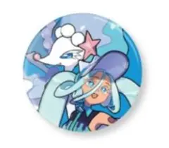 ポケミクライブ　缶バッジ　アレシーヌ　みずミク　銀テープ付き