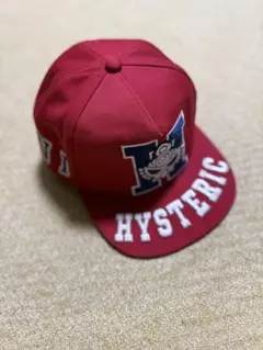 【美品】HYSTERIC MINI ヒスミニ 立体刺繍 キャップ 赤 52cmのサムネイル