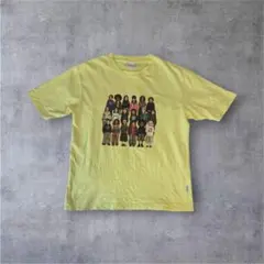 WISH FOR EVER ピクセルデザイン Tシャツ イエロー