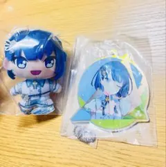 プロセカ　セガラッキーくじ　桐谷遥　B賞　プチぬいマスコット　Ｅ賞　アクキー