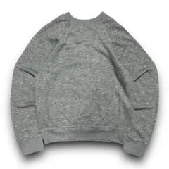 【S】【80年代】無地スウェット ラグランスリーブ グレー