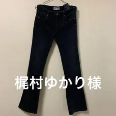 ZARA ブラック ブーツカットストレッチデニム EUR38