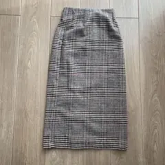 Re:EDIT チェック柄タイトスカート