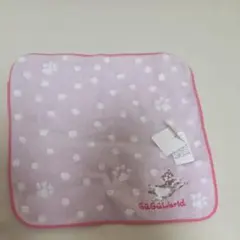 GuGuWorld 猫柄 ハンカチ タオル