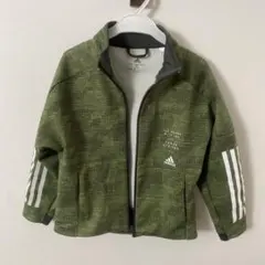 adidas 130cm ジャージ　上のみ　グリーン