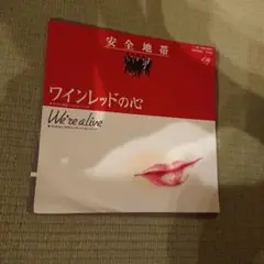 【値下げ】美品！　安全地帯　ワインレッドの心