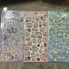 正規品‼︎ストーン付きプチドロ、キャンディグリッターシール 3枚セット