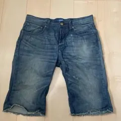 アディダスオリジナルス　デニムハーフパンツ ジーンズのサムネイル