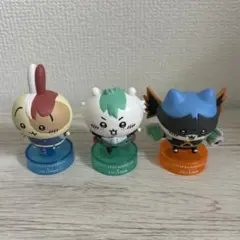 ヒロアカ　ちいかわ　コラボ　フィギュアマスコット　ガチャ　3点セット