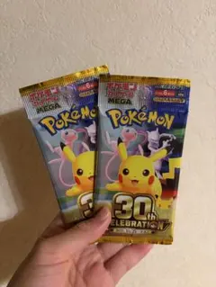 ポケモンカード 30周年 未開封 2パック