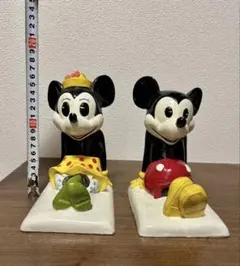 レア！30's ビンテージ ミッキー ミニー 磁器人形 ディズニー プルート