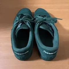 Reebok CLASSIC スエード スニーカー グリーン