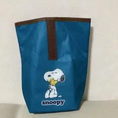 スヌーピー 保冷お弁当袋 青
