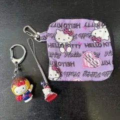 Hello Kitty ポーチとキーホルダーセット