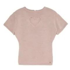 ANDMARY Heart point knit tops ベージュ - メルカリ