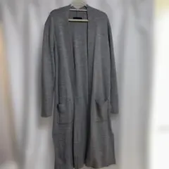 rienda グレー ロングカーディガン