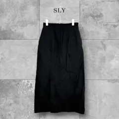 スライ SLY スカート ロング バックスリット ブラック 綺麗め 黒 Mのサムネイル