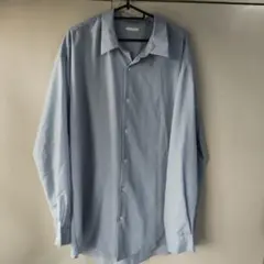 GU　ライトブルー 長袖シャツ XL
