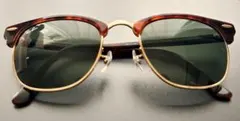 Ray-Ban ブラウンフレーム グリーンレンズ サングラス