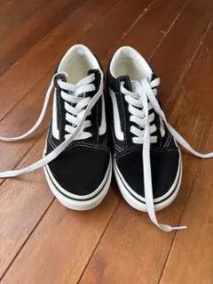 厚底Vansスニーカー【ガールズ21cm】使用済み状態よし