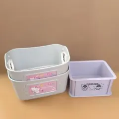 ハローキティ ミニ収納バスケットセット