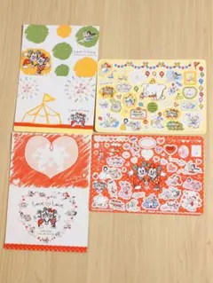 ディズニー　シール　2枚セット