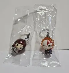 めじるしアクセサリー　BLEACH　黒崎一護　井上織姫　セット　※外袋に難あり