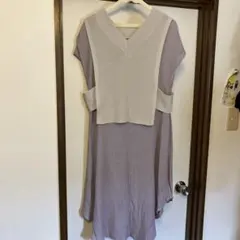 オズモーシス　eaaf LE TRICOT レイヤード ワンピースのサムネイル