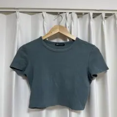 ZARA クロップドTシャツ 半袖