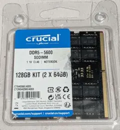 Crucial 128GB（64GBx2）DDR5-5600 SODIMMメモリ - メルカリ