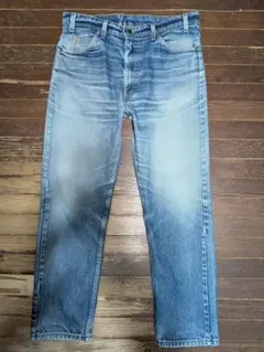 90sUSA鬼ヒゲLevi'sリーバイス505W36L29インディゴ501517