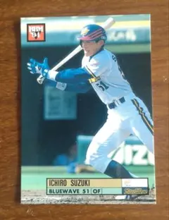イチロー　野球カード　鈴木一朗　94年　BW レア】1994年 オリックスブルウェーブ・プレイヤーズカード 鈴木一朗