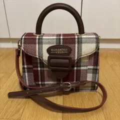 【SAMANTHAVEGA 】チェック柄 2WAY ショルダー&ハンドバックのサムネイル