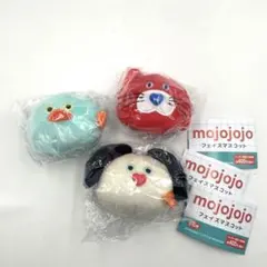mojojojo フェイスマスコット 3種セット いぬ ねこ アヒル